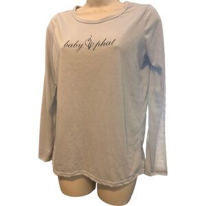 Baby Phat Elegant  Long Sleeve Pajama Tops